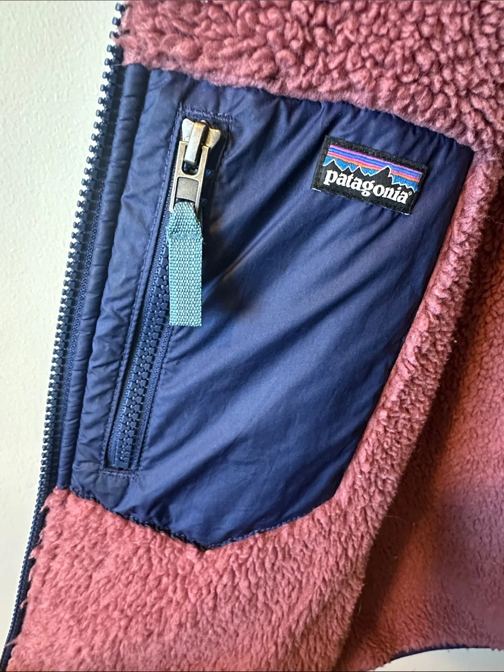 PATAGONIA Hooded Kids Puffer with Fleece Lining
